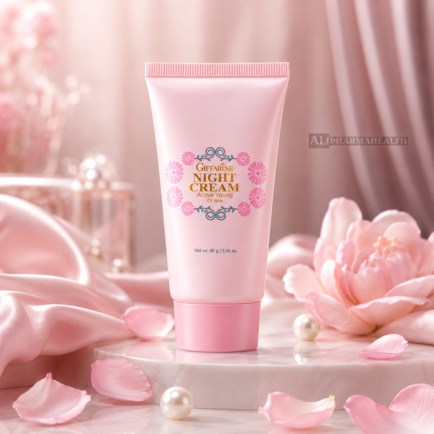 Active Young Night Cream helps nourish and hydrate skin overnight, supporting a soft, smooth and refreshed-looking complexion as part of your daily skincare routine.